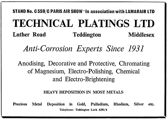 Technical Platings Anti-Corrosion Treatments                     