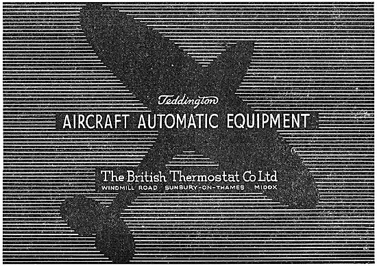 Teddington Automatic Equipment - British Thermostat              