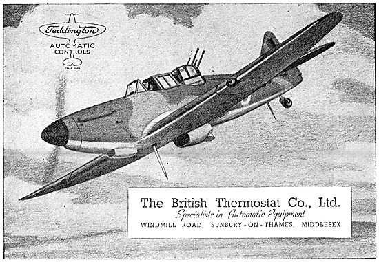 Teddington Automatic Equipment - British Thermostat              