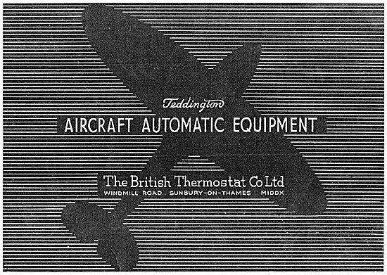 Teddington Automatic Equipment - British Thermostat              