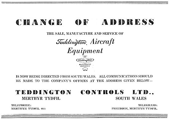 Teddington Controls & Aircraft Equipment                         