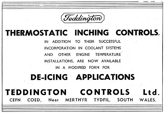 Teddington Automatic Controls - Thermostatic De-Icing Controls   