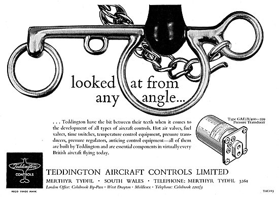 Teddington Controls: Looked At From Any Angle:  Transducer       