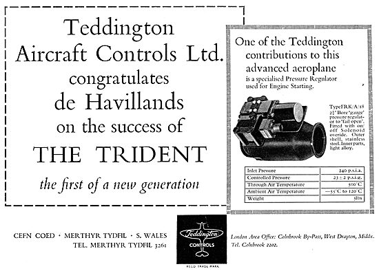 Teddington Controls - Engine Starting Pressure Regulator         