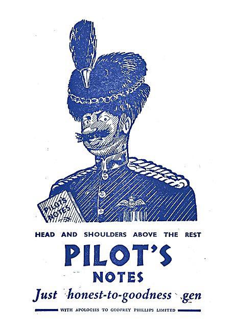 Tee Emm Pilots Notes Spoof Ads - Godfrey Phillips                