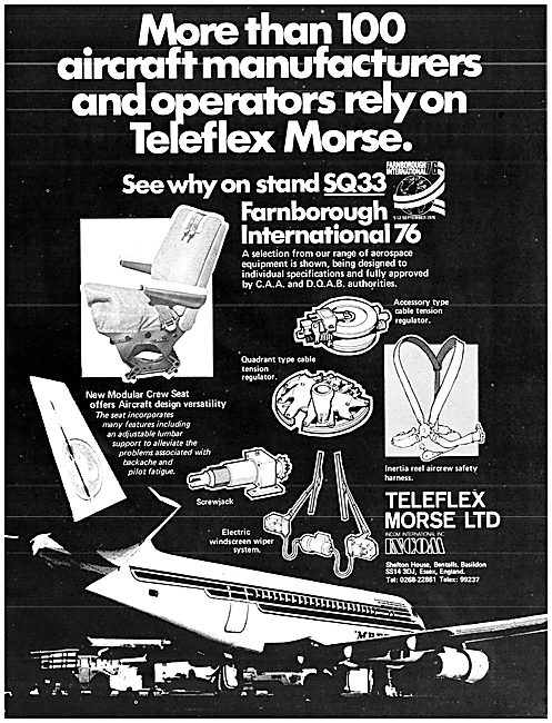 Teleflex Morse Controls & Crew Seating                           