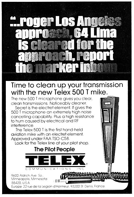 Telex Headsets & Communications Systems                          