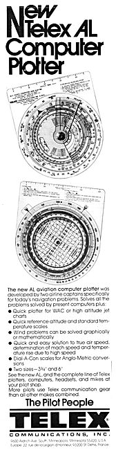 Telex AL Computer Plotter                                        