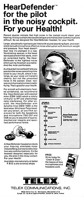 Telex Headsets - Telex HearDefender Headset                      