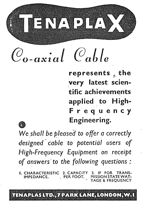 Tenaplas TENAPLAX Co-Axial Cable                                 