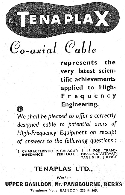 Tenaplas TENAPLAX Co-Axial Cable                                 