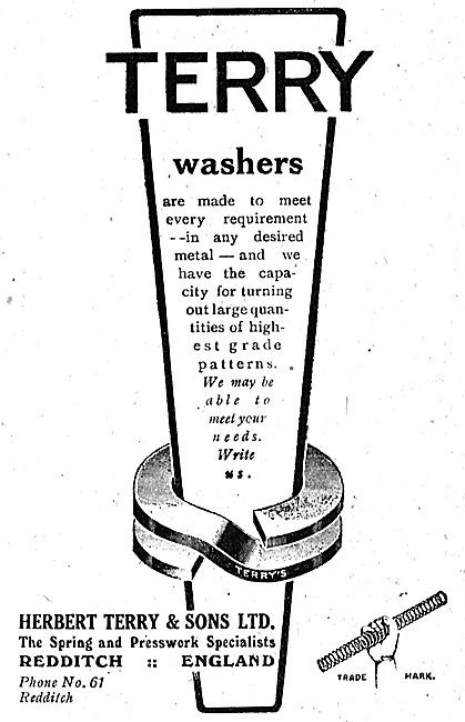 Teryr's Spring Washers For Aircraft Work                         