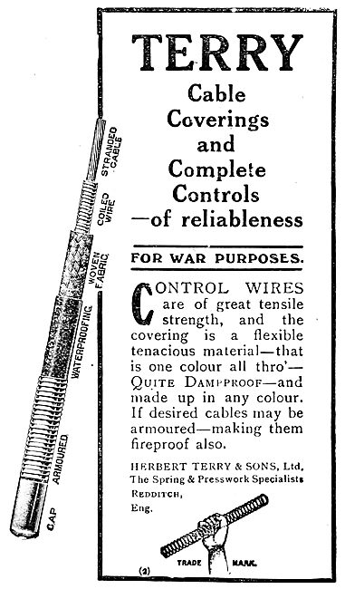 Herbert Terry & Sons. Springs, Presswork, Cables & Coverings     