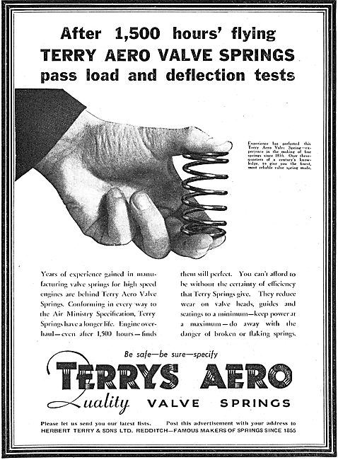 Terrys Aero Engine Valve Springs                                 