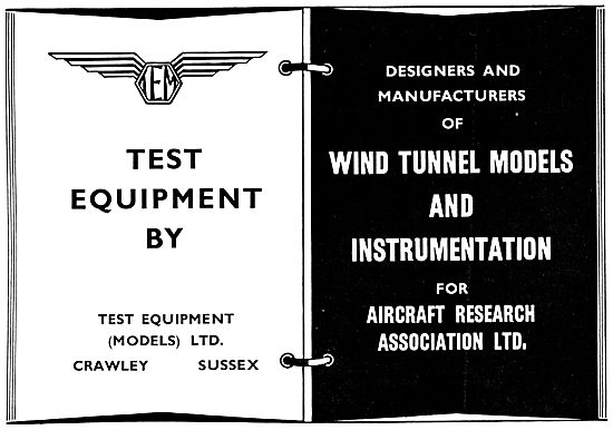 Test Equipment Ltd . Wind Tunnel Models &. Test Instrumentation  