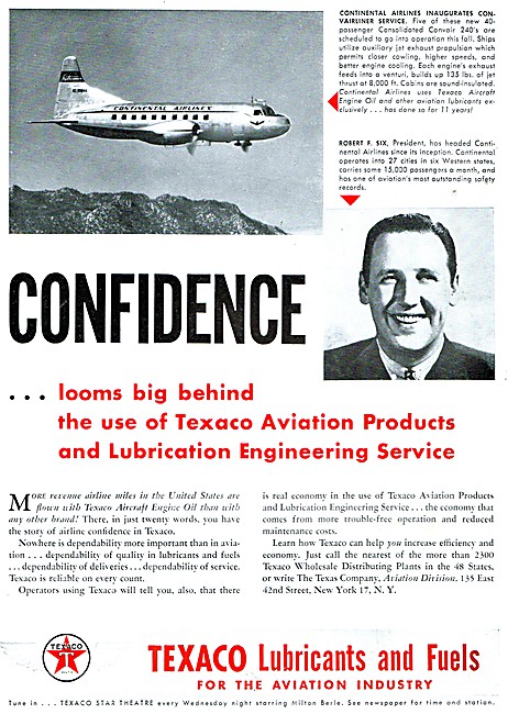 Texaco Aviation Fuels & Lubricants                               