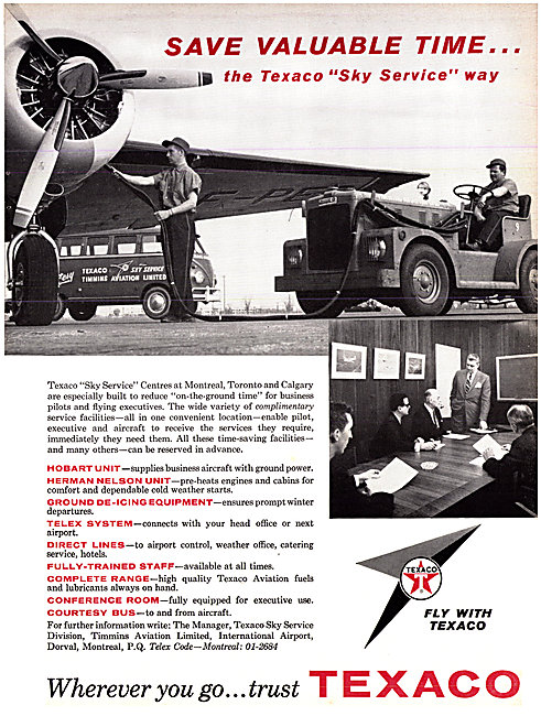 Texaco Aviation Fuels & Lubricants                               