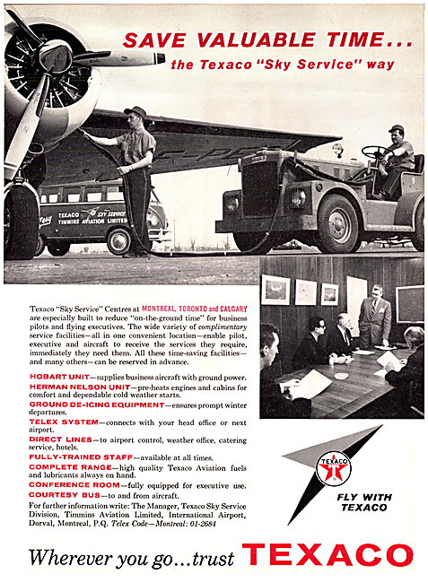 Texaco Aviation Fuels & Lubricants                               