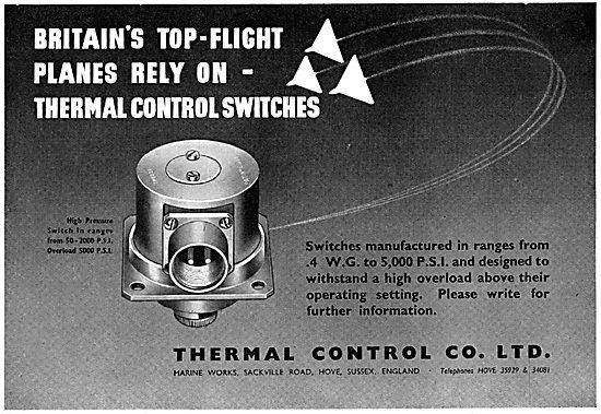 Thermal Control Re-Setting Fire Detectors &  Pressure Switches   