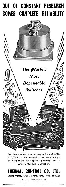 Thermal Control  Switches                                        