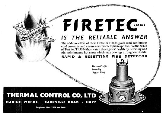 Thermal Control Firetec Re-Setting Fire Detectors                