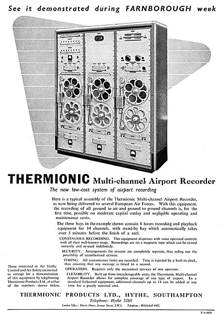 Thermionic Products - Multi-Channel Airport ATC Recorders        