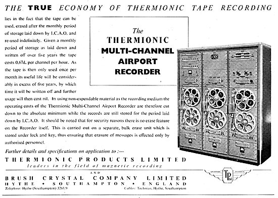 Thermionic Products - Multi-Channel Airport ATC Recorder         