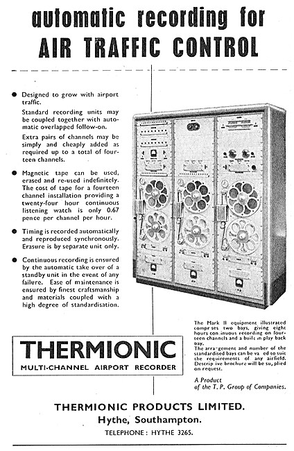 Thermionic Air Traffic Control Recorders - Airport Recorders     