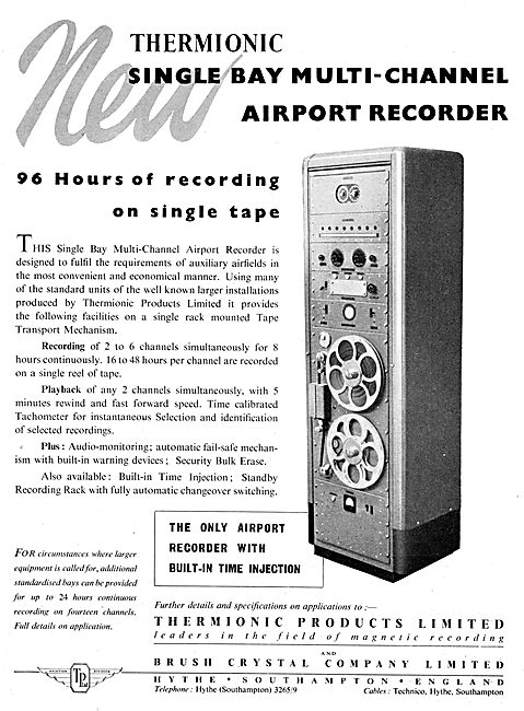 Thermionic Products Multi-Channel Airport ATC Recorders          
