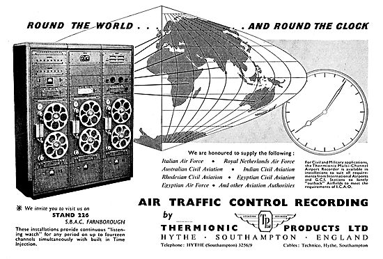 Thermionic Air Traffic Control Recording Systems                 
