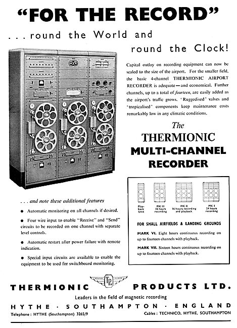 Thermionic ATC Data Recorders                                    