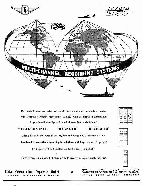 Thermionic Multi-Channel Recording Systems                       