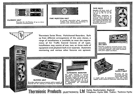 Thermionic Series Three Multichannel Recorders For ATC           