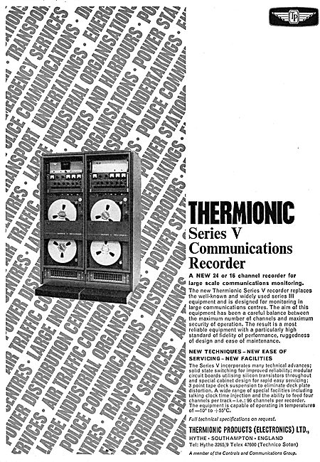 Thermionic Series V Communications Recorder                      