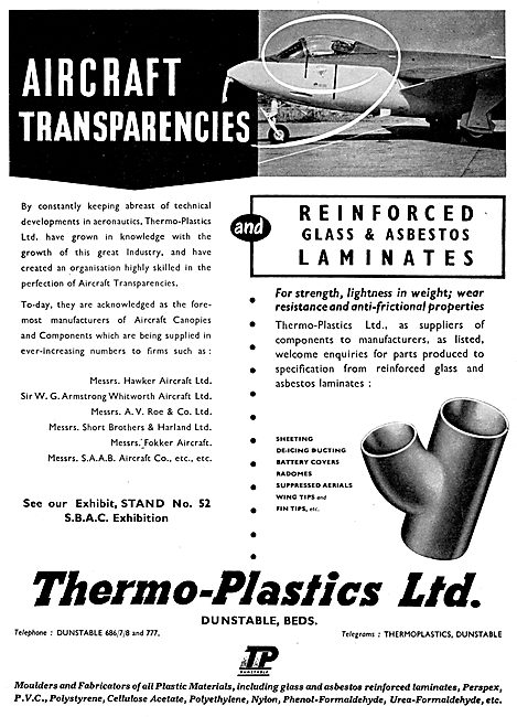 Thermo-Plastics :Aircraft Transparencies & Glass Fibre Laminates 