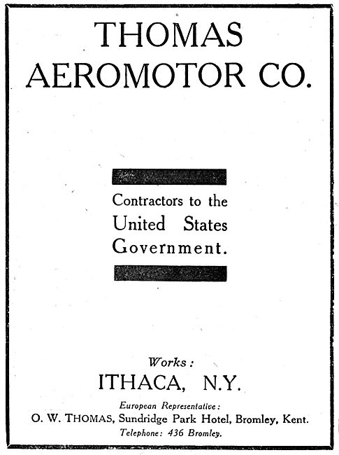 Thomas Aeromotor Co - Ithica                                     