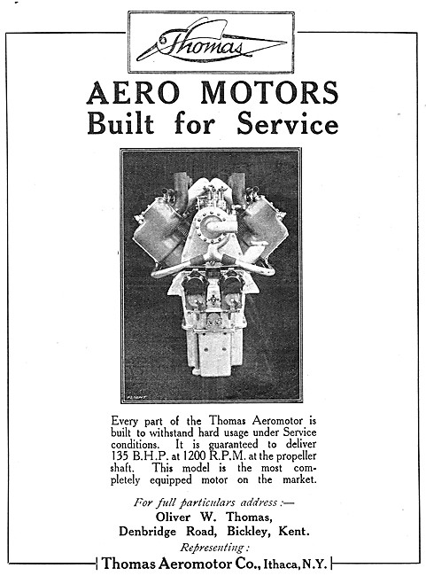 Thomas Aeromotors 1916                                           