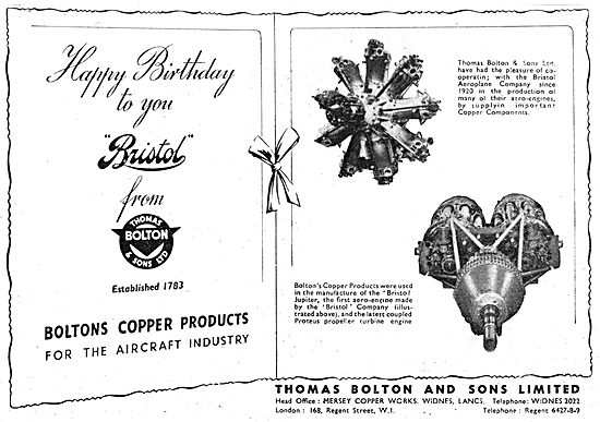 Thomas Bolton & Sons. Widnes, Lancs. Copper Products             