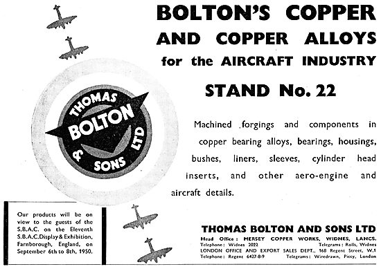 Thomas Bolton & Sons. Bolton's Copper & Copper Alloys            