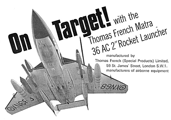 Thomas French MATRA Rocket Launchers 1967                        