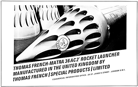 Thomas French MATRA Rocket Launchers                             