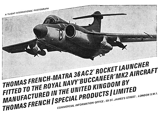Thomas French MATRA  Aircraft Rocket Launchers                   