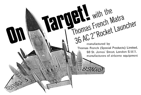 Thomas French MATRA  Aircraft Rocket Launchers                   