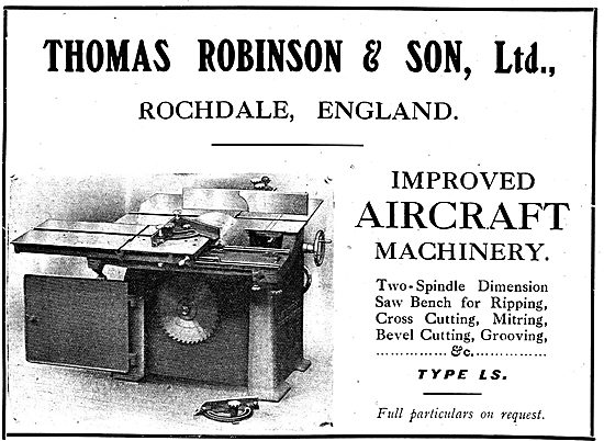 Thomas Robinson & Sons Two Spindle Dimension Saw Benches         