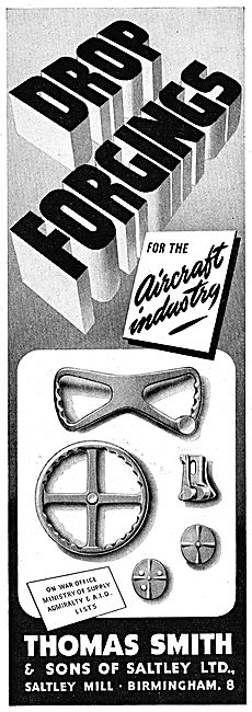 Thomas Smith & Sons : Drop Forgings For The Aircraft Industry    