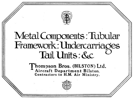 Thompson Brothers. Tubular Framework, Undercarrtiages Etc        