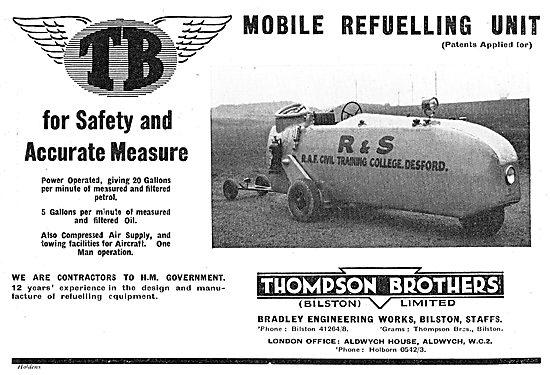 Thompson Brothers Mobile Aircraft Refueller: RAF Desford         