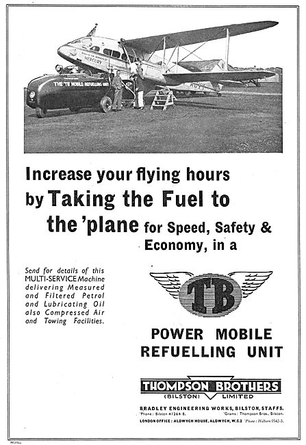Thompson Brothers Mobile Aircraft Refuelling Unit                