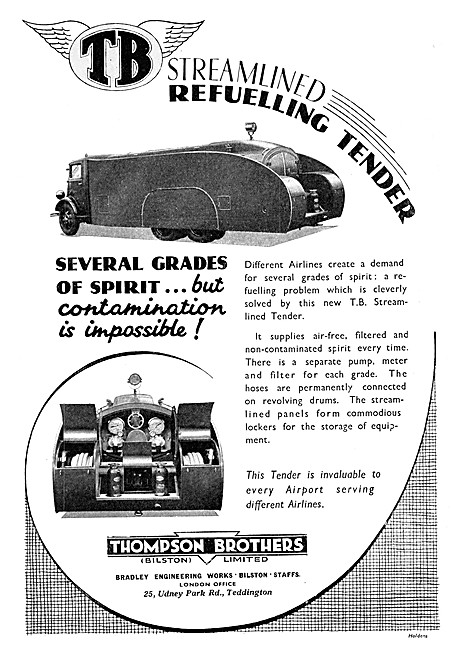 Thompson Brothers T.B.Streamlined Refuelling Tender              