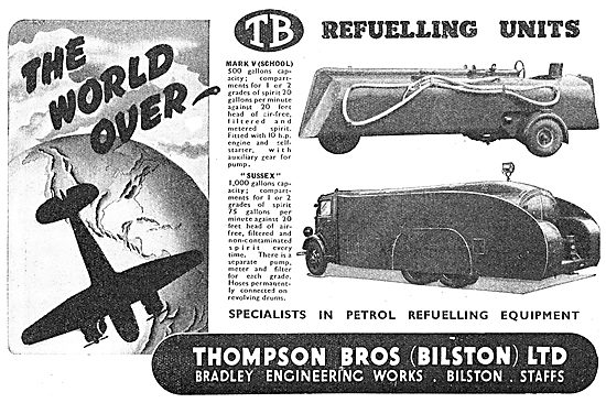 Thompson Brothers Aircraft Refuelling Tenders: Mark V & Sussex   